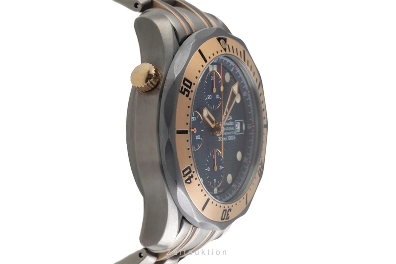 Omega Seamaster chronograph titanium / gold automatic men's watch 2296.80.00 [2605407]