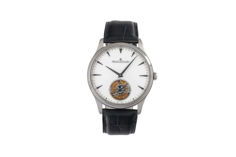 Jaeger LeCoultre Master Tourbillon 18 ct white gold automatic men's watch Q1323420 174.3.34.S [2604971]