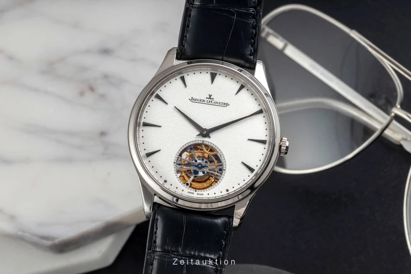 Jaeger LeCoultre Master Tourbillon 18 ct white gold automatic men's watch Q1323420 174.3.34.S [2604971]