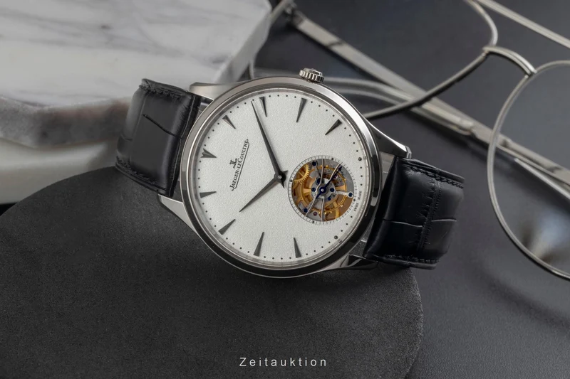 Jaeger LeCoultre Master Tourbillon 18 ct white gold automatic men's watch Q1323420 174.3.34.S [2604971]