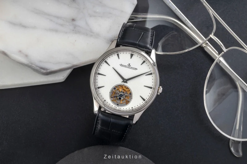Jaeger LeCoultre Master Tourbillon 18 ct white gold automatic men's watch Q1323420 174.3.34.S [2604971]