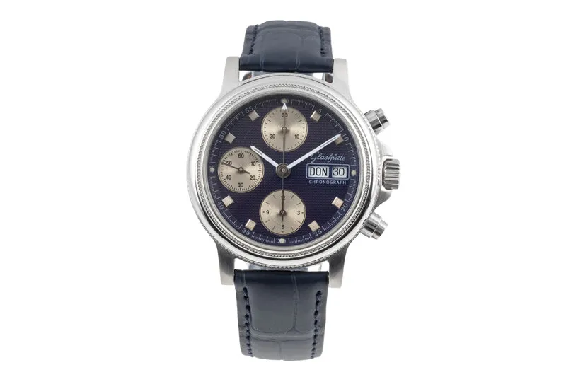Glashütte chronograph steel automatic men's watch [2604733]