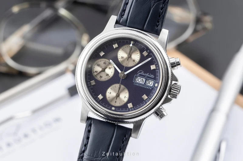 Glashütte chronograph steel automatic men's watch [2604733]