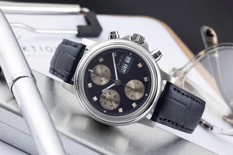 Glashütte chronograph steel automatic men's watch [2604733]
