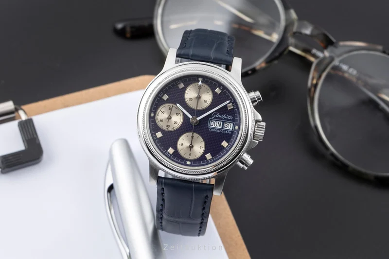 Glashütte chronograph steel automatic men's watch [2604733]