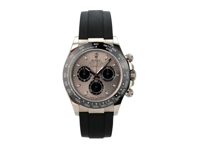 Rolex Daytona 116519LN Weißgold Oysterflex Grau