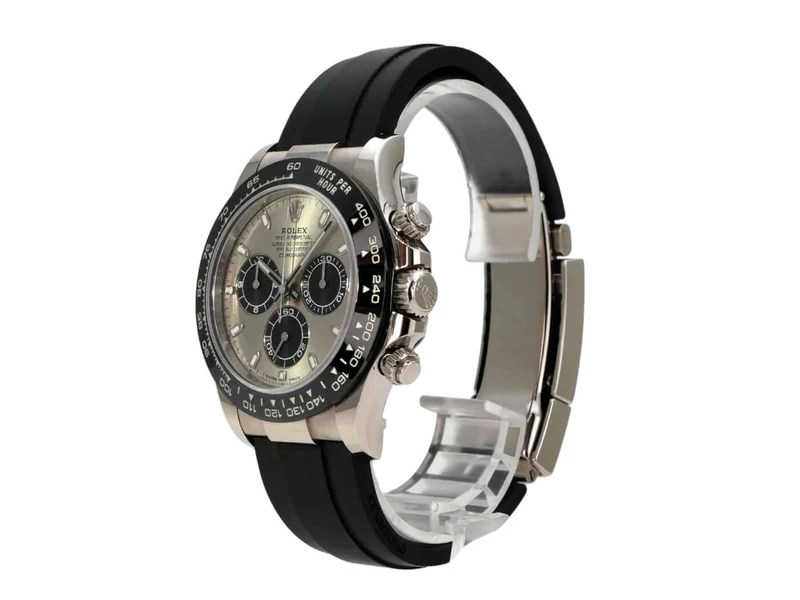 Rolex Daytona 116519LN Weißgold Oysterflex Grau