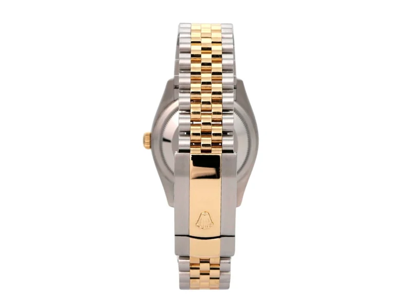 Rolex Datejust 36 Edelstahl Gold 126233 Silber R Diamant Jubile-Band