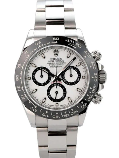 Rolex Daytona Edelstahl 116500LN Weiß