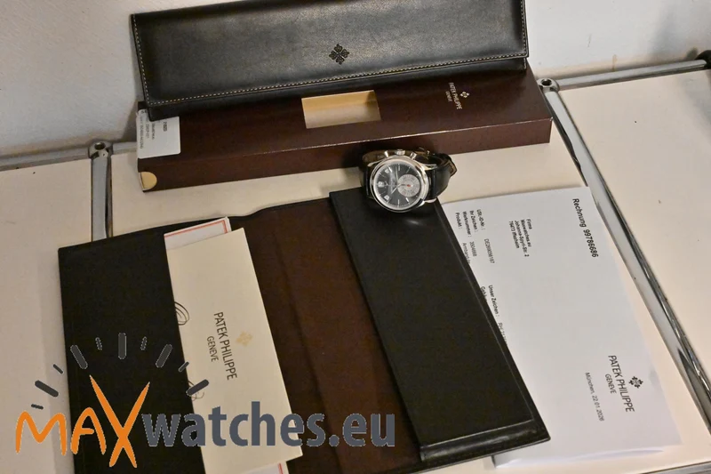 Patek Philippe Annual Calendar Jahreskalender 950pt Platin Platinum Chronograph 5960P-001 Service 2026