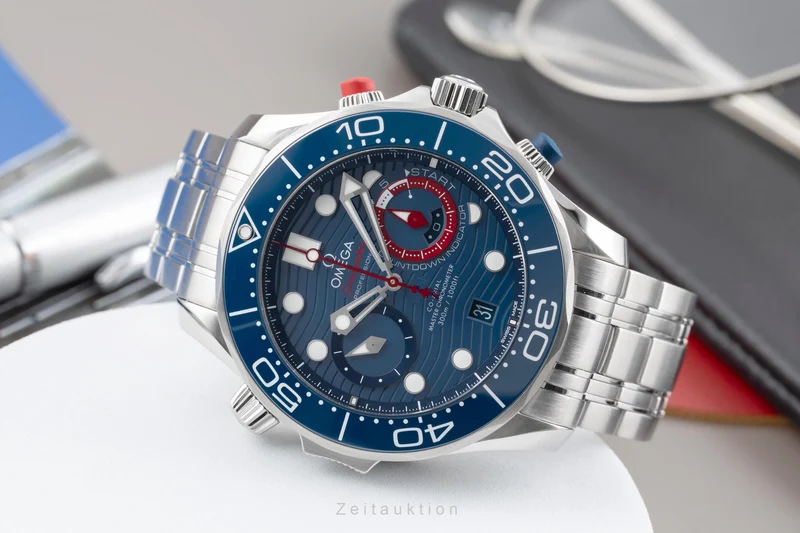 Omega Seamaster chronograph steel automatic men's watch 210.30.44.51.03.002 [2605585]