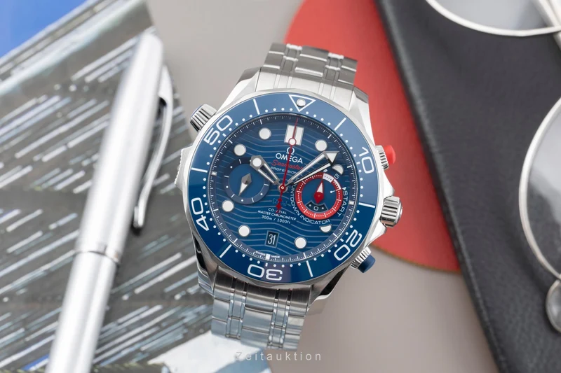 Omega Seamaster chronograph steel automatic men's watch 210.30.44.51.03.002 [2605585]