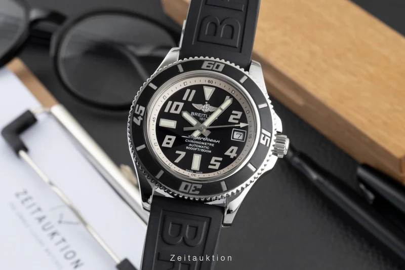 Breitling Superocean steel automatic men's watch A17364 [2605477]