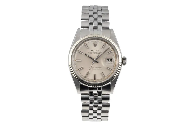 Rolex Datejust steel / white gold automatic men's watch 1601 Vintage [2605133]