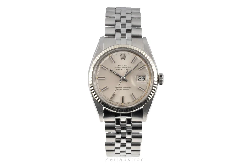 Rolex Datejust steel / white gold automatic men's watch 1601 Vintage [2605133]