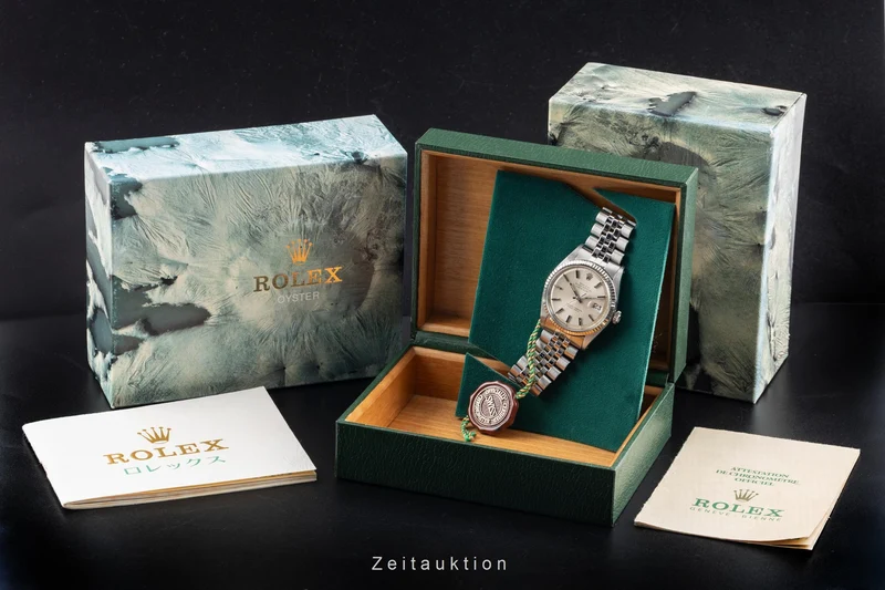 Rolex Datejust steel / white gold automatic men's watch 1601 Vintage [2605133]