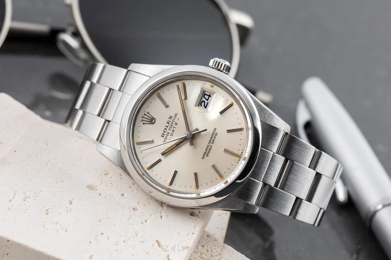 Rolex Date steel automatic men's watch 15000 [2605721]