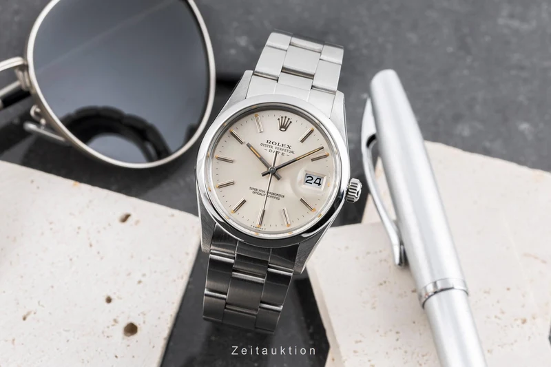 Rolex Date steel automatic men's watch 15000 [2605721]