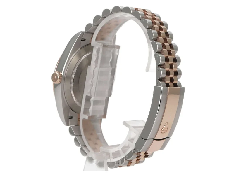 Rolex Datejust 41 Edelstahl Everose-Gold 126331 Slate Römisch Jubile-Band