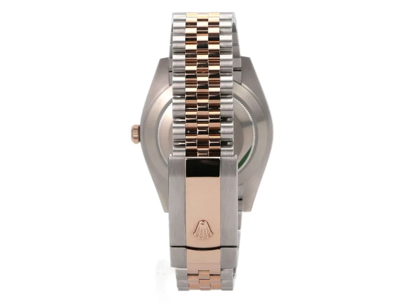 Rolex Datejust 41 Edelstahl Everose-Gold 126331 Slate Römisch Jubile-Band