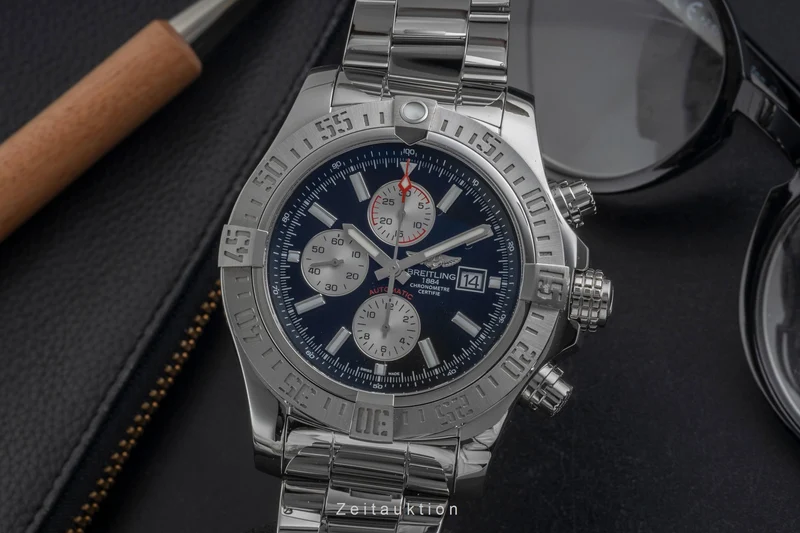 Breitling Super Avenger II chronograph steel automatic men's watch A1337111/BC29 [2605805]