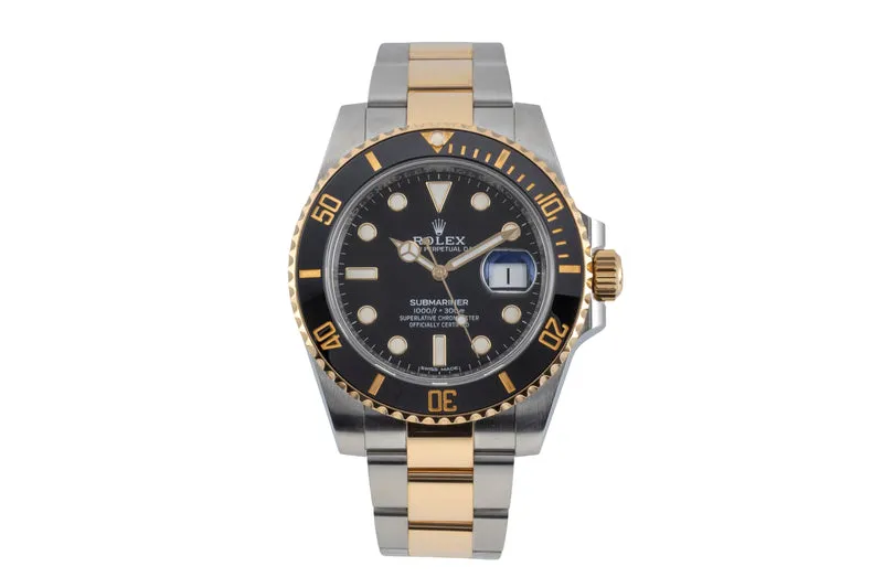 Rolex Submariner steel / gold automatic men's watch 116613LN [2605804]