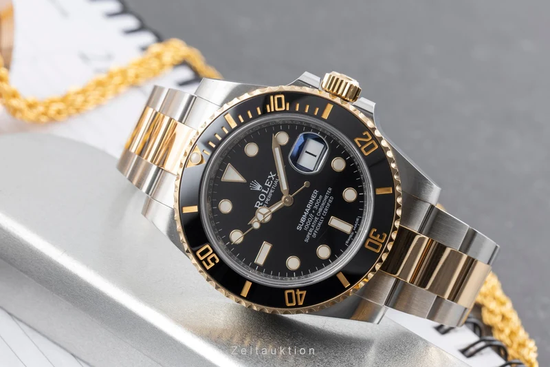 Rolex Submariner steel / gold automatic men's watch 116613LN [2605804]
