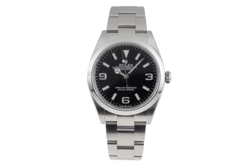 Rolex Explorer steel automatic men's watch 124270 [2605681]