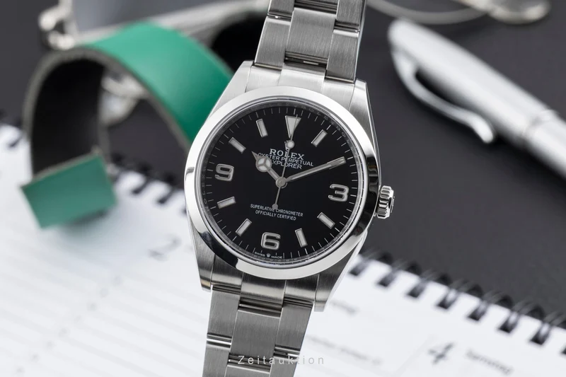 Rolex Explorer steel automatic men's watch 124270 [2605681]