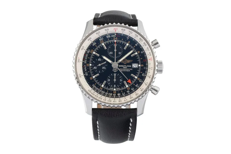 Breitling Navitimer World chronograph steel automatic men's watch A2432212/B726 [2605269]