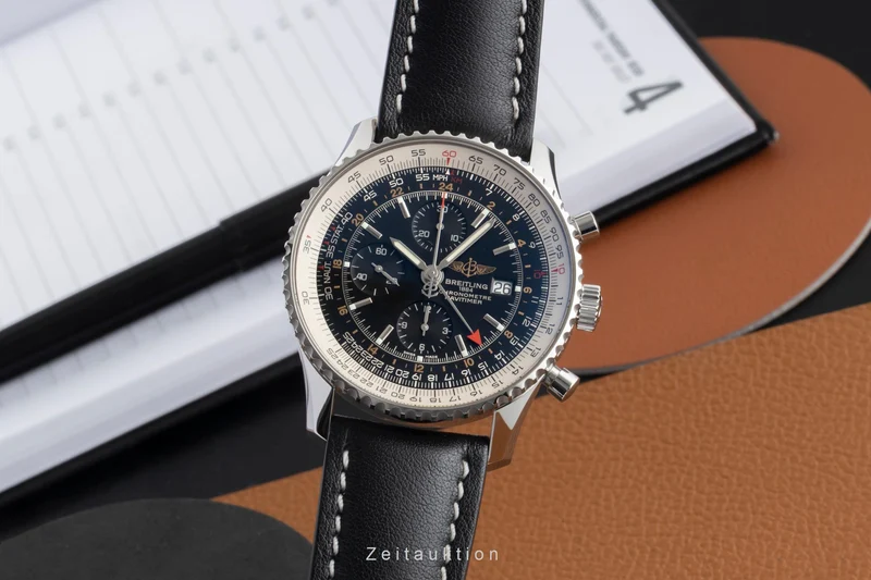 Breitling Navitimer World chronograph steel automatic men's watch A2432212/B726 [2605269]