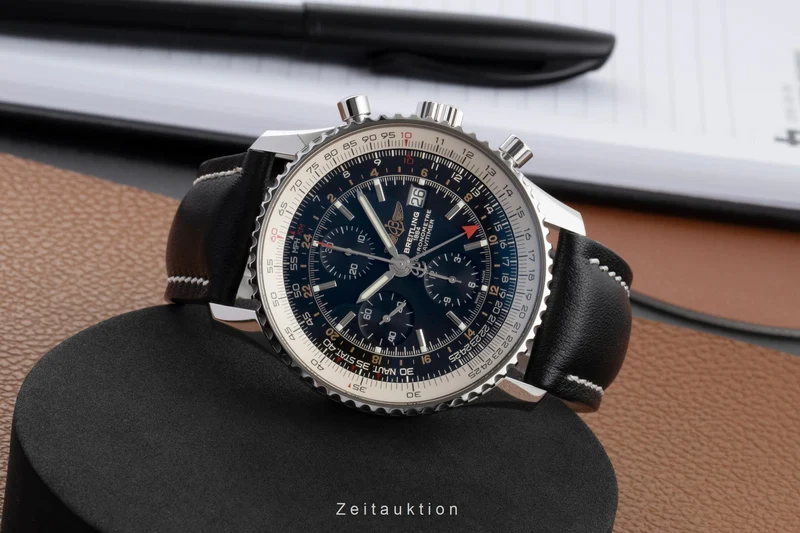 Breitling Navitimer World chronograph steel automatic men's watch A2432212/B726 [2605269]