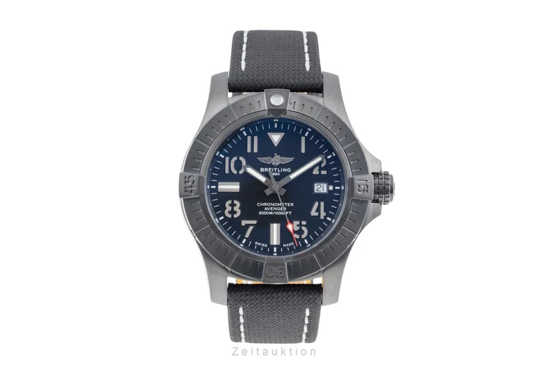 Breitling Avenger Seawolf titanium automatic men's watch V17319 LP: 5350EUR [2605565]