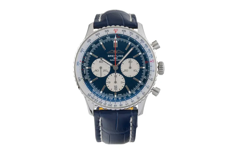 Breitling Navitimer 01 46 chronograph steel automatic men's watch AB0137 LP: 9500EUR [2605434]