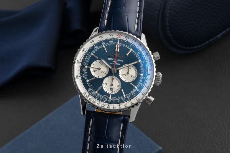 Breitling Navitimer 01 46 chronograph steel automatic men's watch AB0137 LP: 9500EUR [2605434]