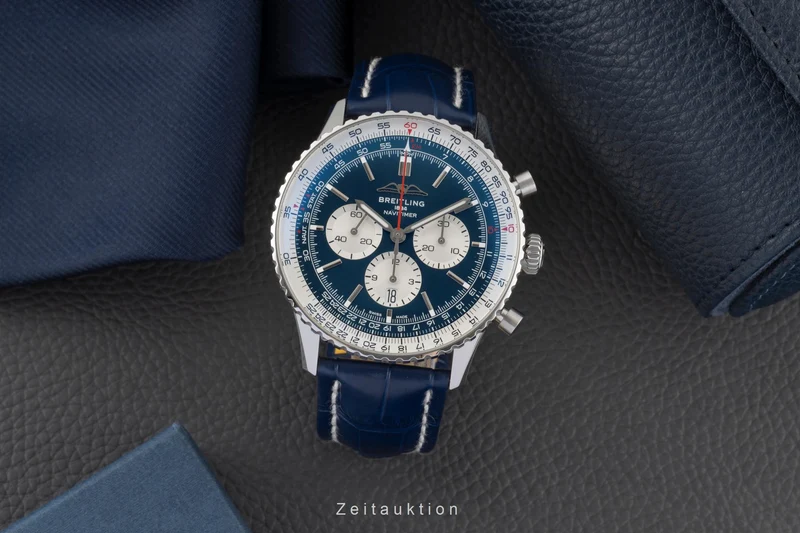 Breitling Navitimer 01 46 chronograph steel automatic men's watch AB0137 LP: 9500EUR [2605434]