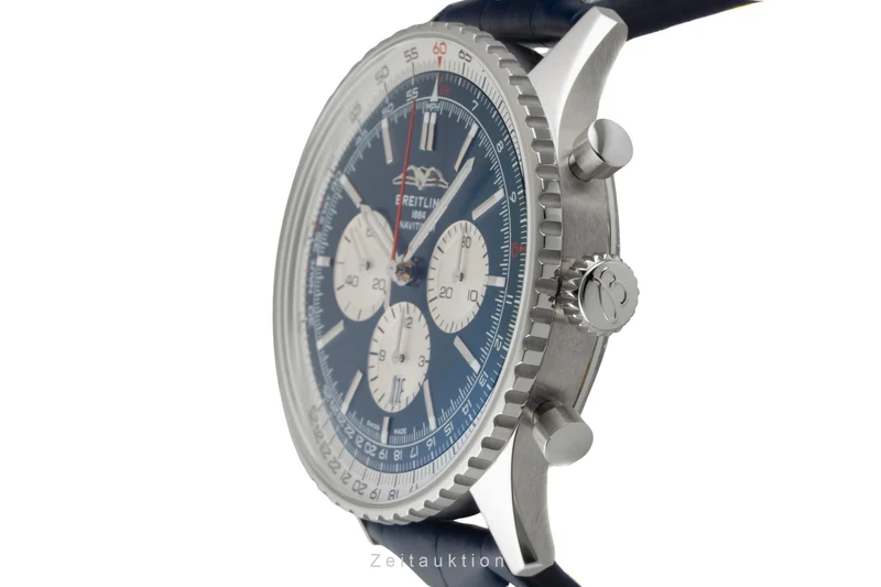 Breitling Navitimer 01 46 chronograph steel automatic men's watch AB0137 LP: 9500EUR [2605434]
