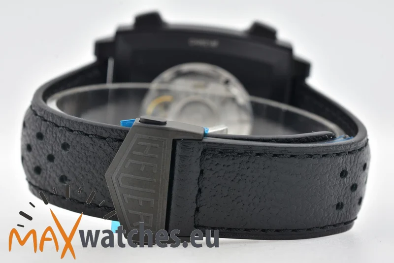 TAG Heuer Monaco Stopwatch Chronograph Limited Edition Black Dial CAW218F.FC6356