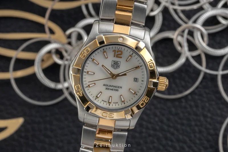 Tag Heuer Aquaracer gilt / steel quartz women's watch WAF1424 [2604909]