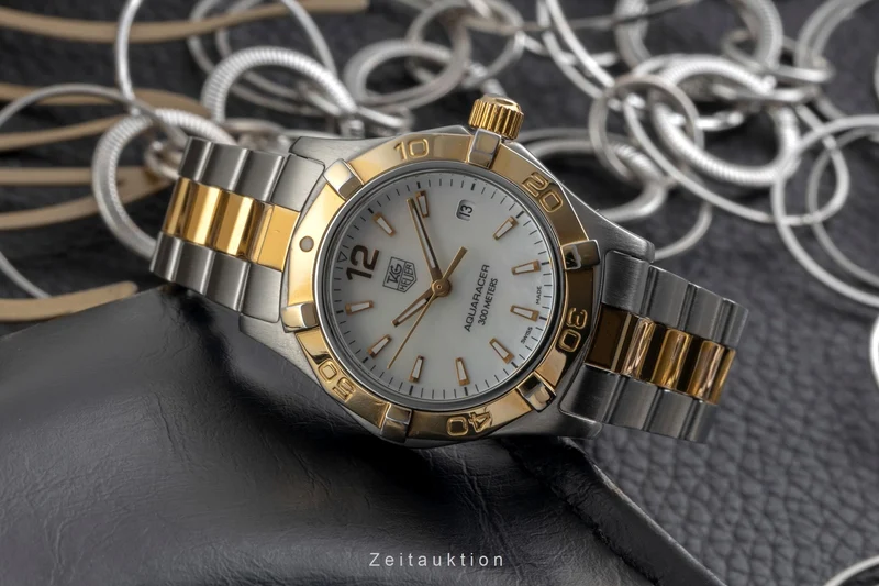 Tag Heuer Aquaracer gilt / steel quartz women's watch WAF1424 [2604909]