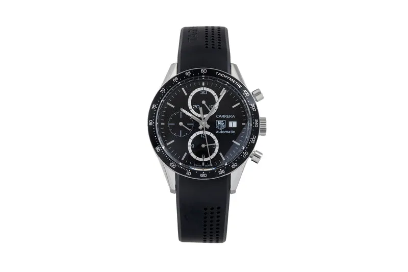 Tag Heuer Carrera chronograph steel automatic men's watch CVA2010-0 [2605033]