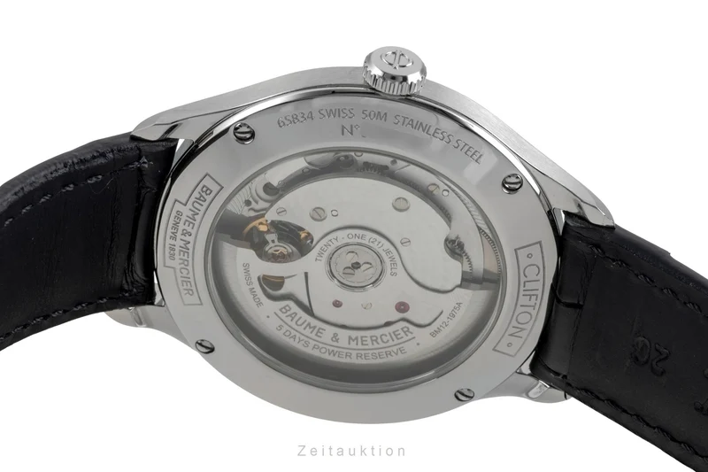 Baume & Mercier Clifton steel automatic men's watch MOA10399 65834 [2605540]