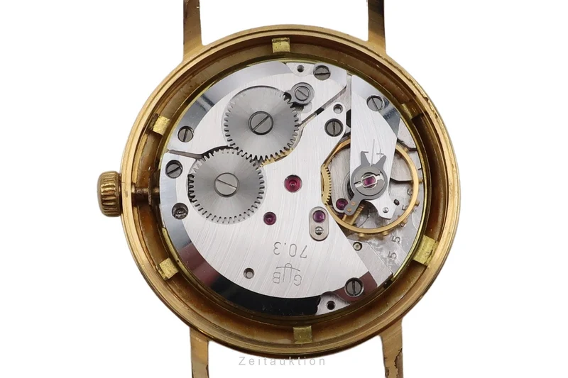Glashütte Spezimatic gilt-brass manual winding men's watch [2603479]