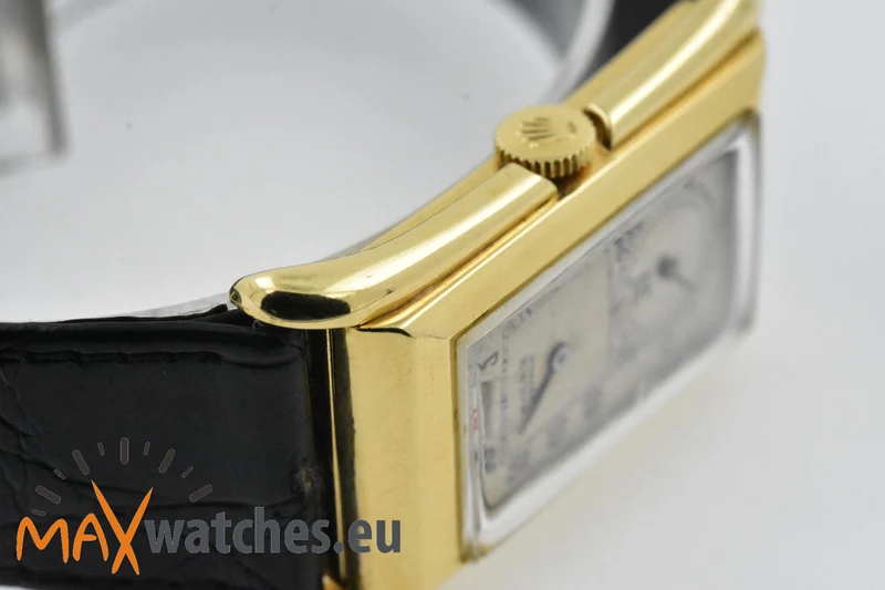 Rolex Prince 18k Yellow Gold Jumping Jump Hours 1491 Vintage 1939