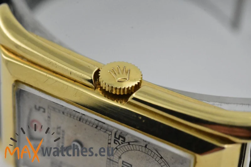 Rolex Prince 18k Yellow Gold Jumping Jump Hours 1491 Vintage 1939
