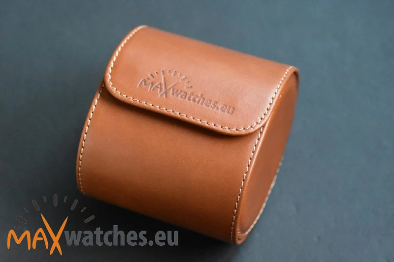 Uhrenrolle Lederbox, braun