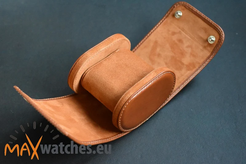 Uhrenrolle Lederbox, braun