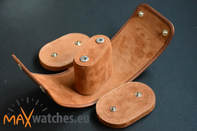 Uhrenrolle Lederbox, braun