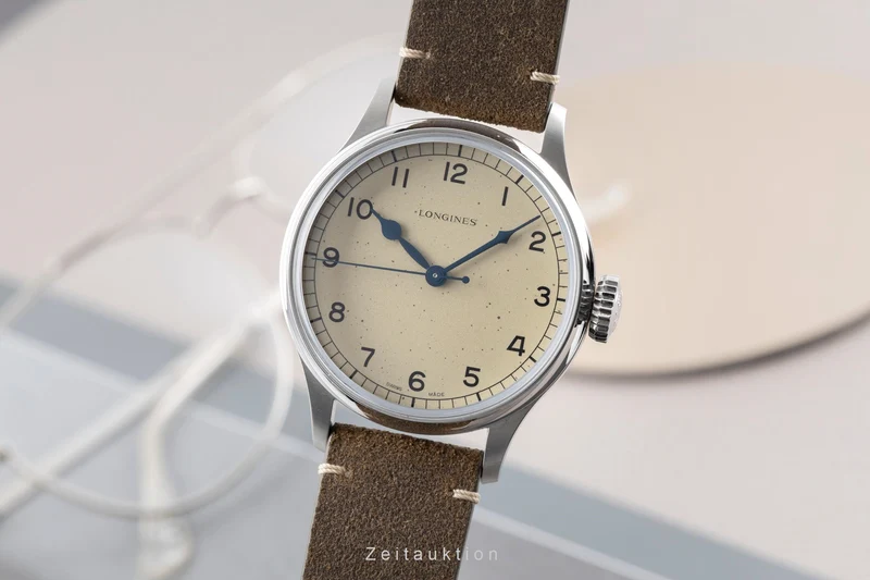 Longines Heritage steel automatic men's watch L2.819.4.93.2 LP: 2600EUR [2605575]