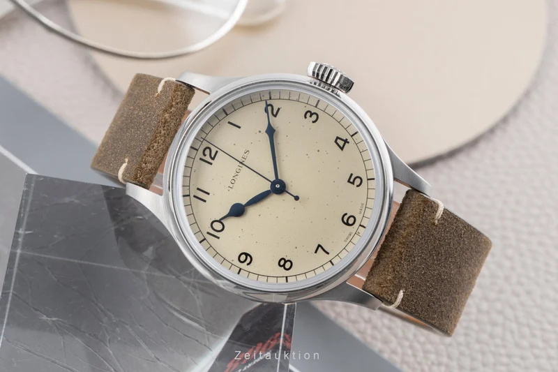 Longines Heritage steel automatic men's watch L2.819.4.93.2 LP: 2600EUR [2605575]